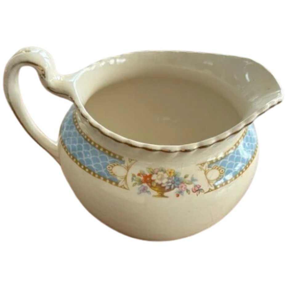 Vintage HTF Johnson Bros. Belvedere creamer cup Stamped Old English